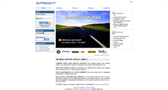 Desktop Screenshot of efreight.com