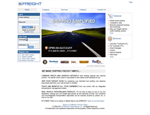 Tablet Screenshot of efreight.com